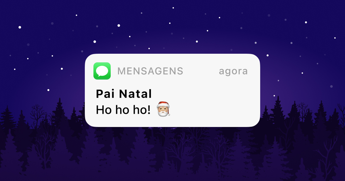 sms do papai noel